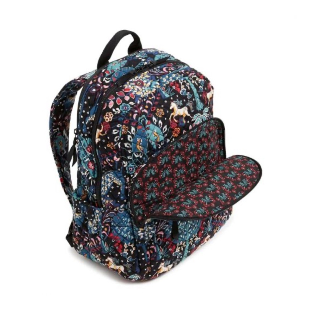 RARE Vera Bradley Enchantment Forest Woodland Backpack - Picture 2 of 12